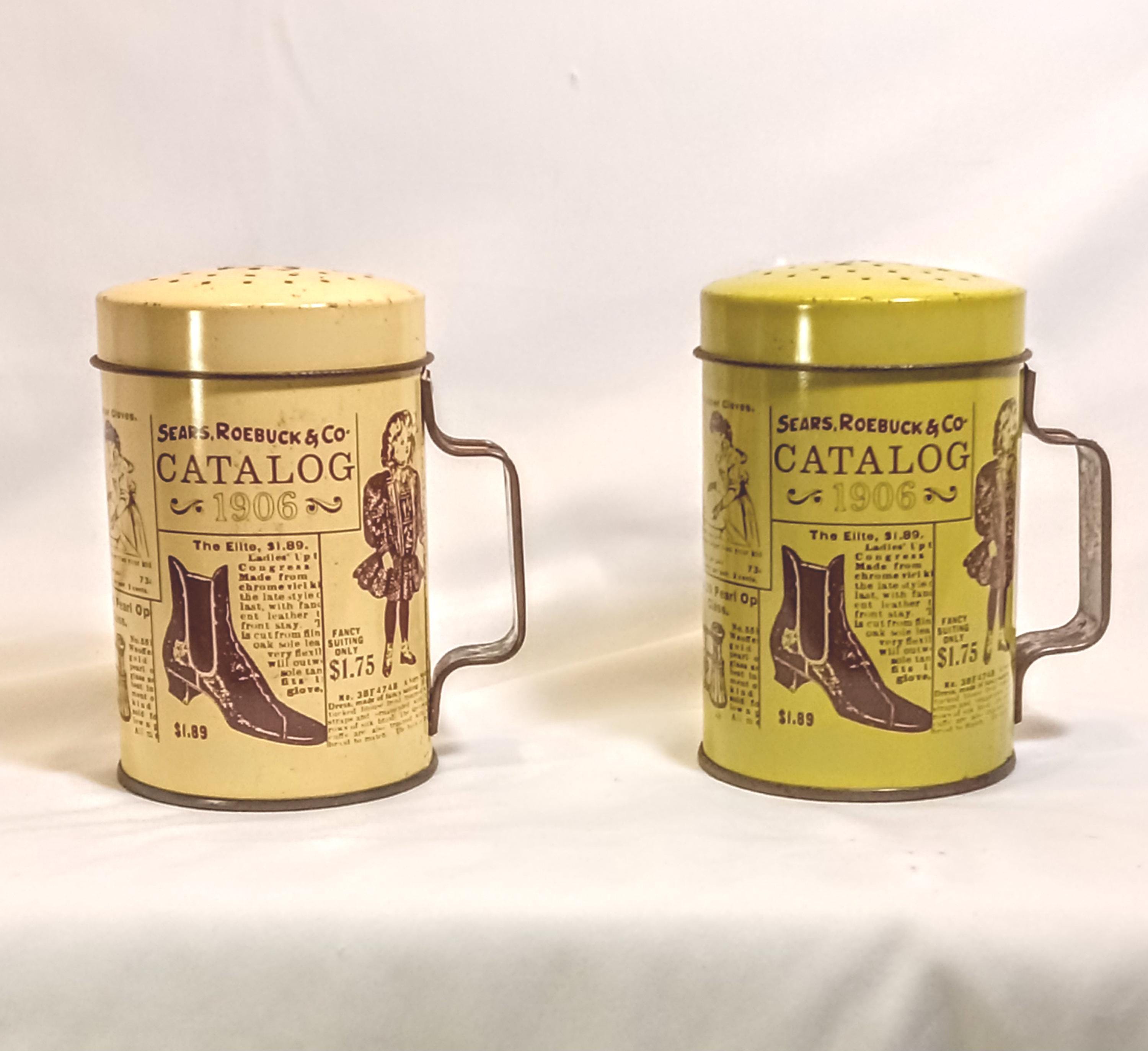 Vintage Salt & Pepper Shakers - Sears Roebuck and Co. 1906 Catalog Print