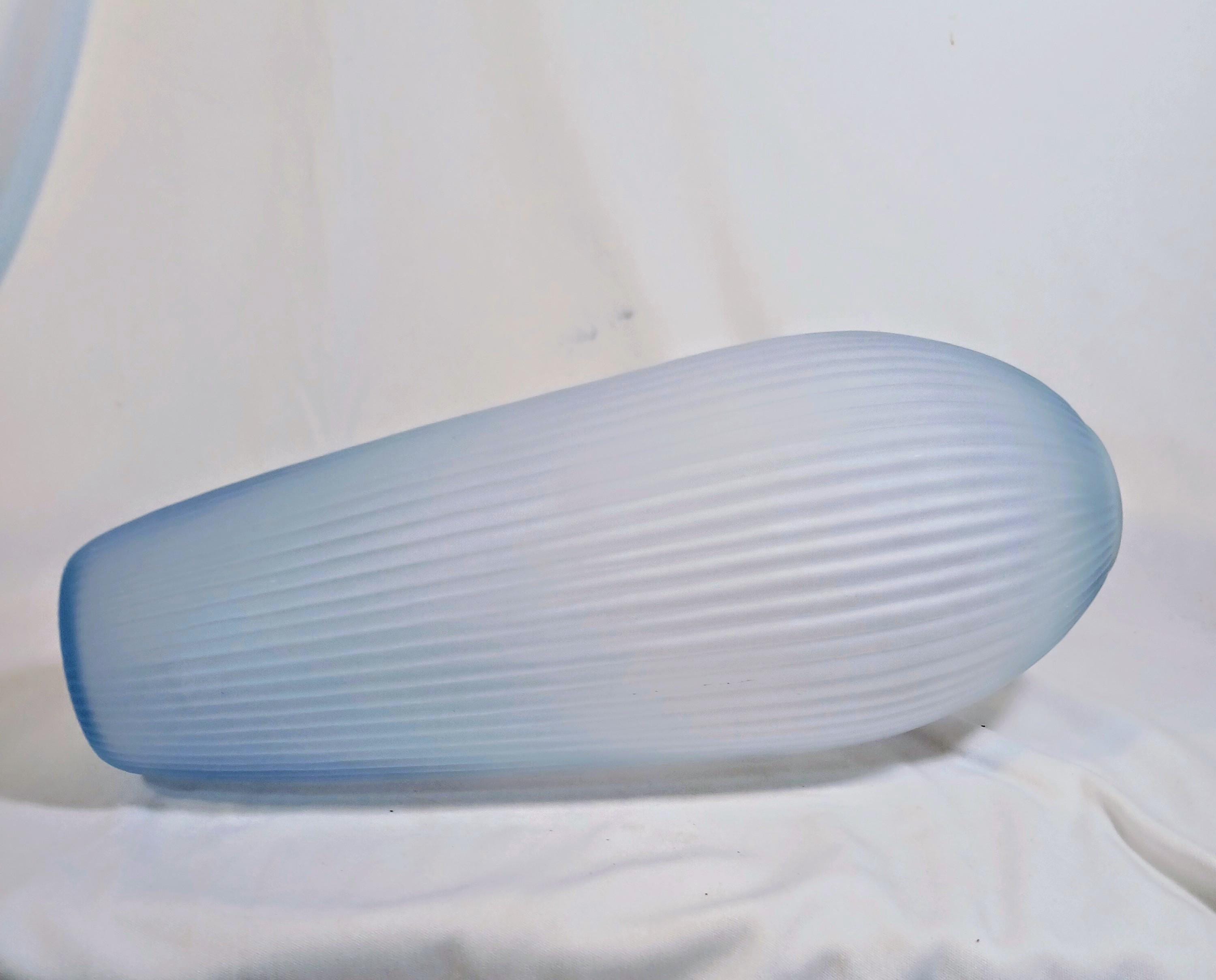 Blue Satin Finish Vase by Balos