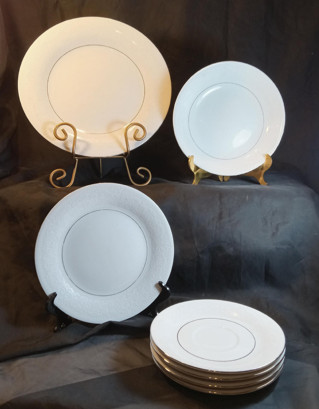 Crown Ming Fine China - Regent Collection - Crochet/White Lace Pattern - Your Dish Choice