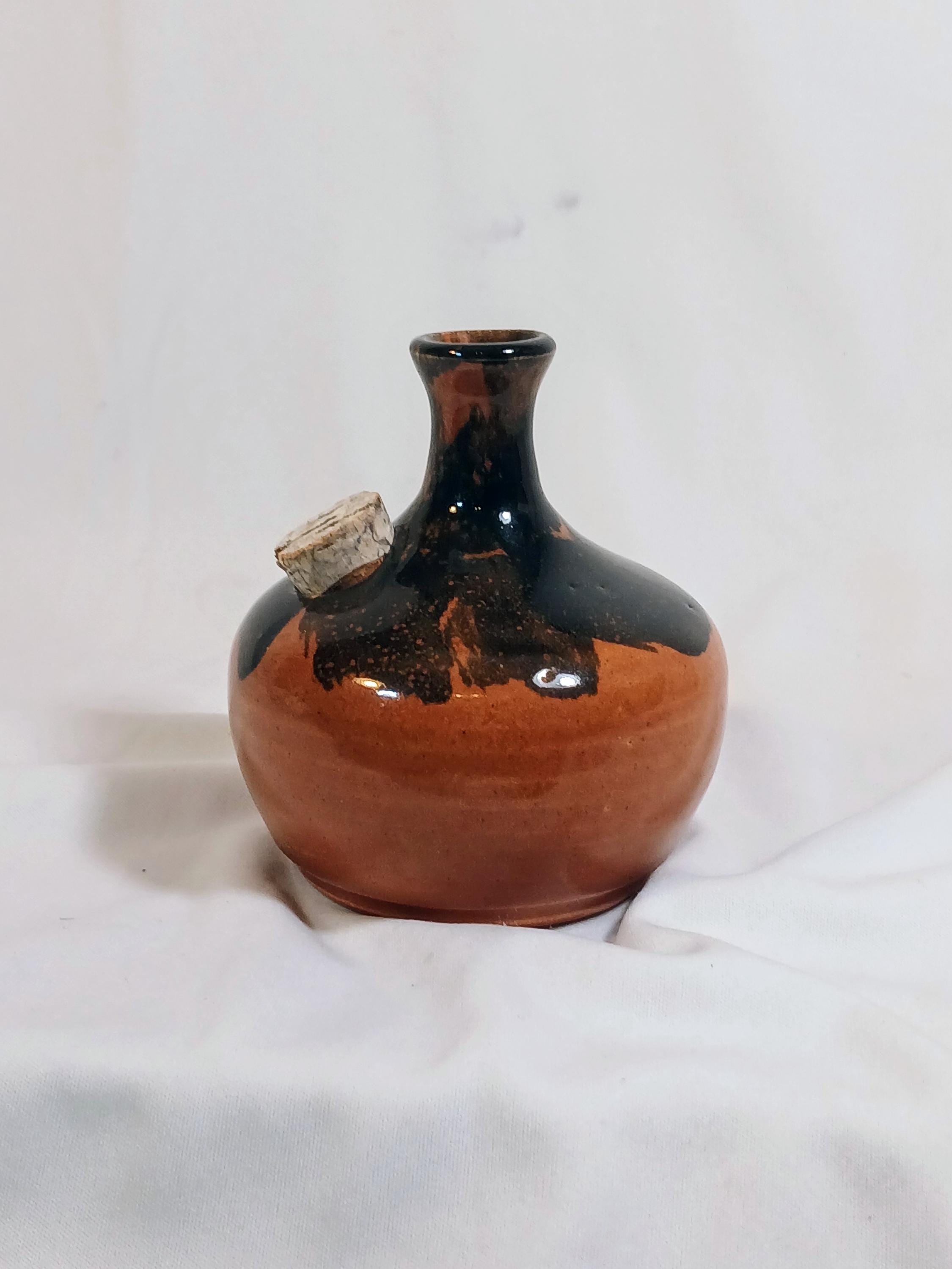 Vintage  Studio Pottery Cruet Bottle – Signed Ineke Victoria BC Canada