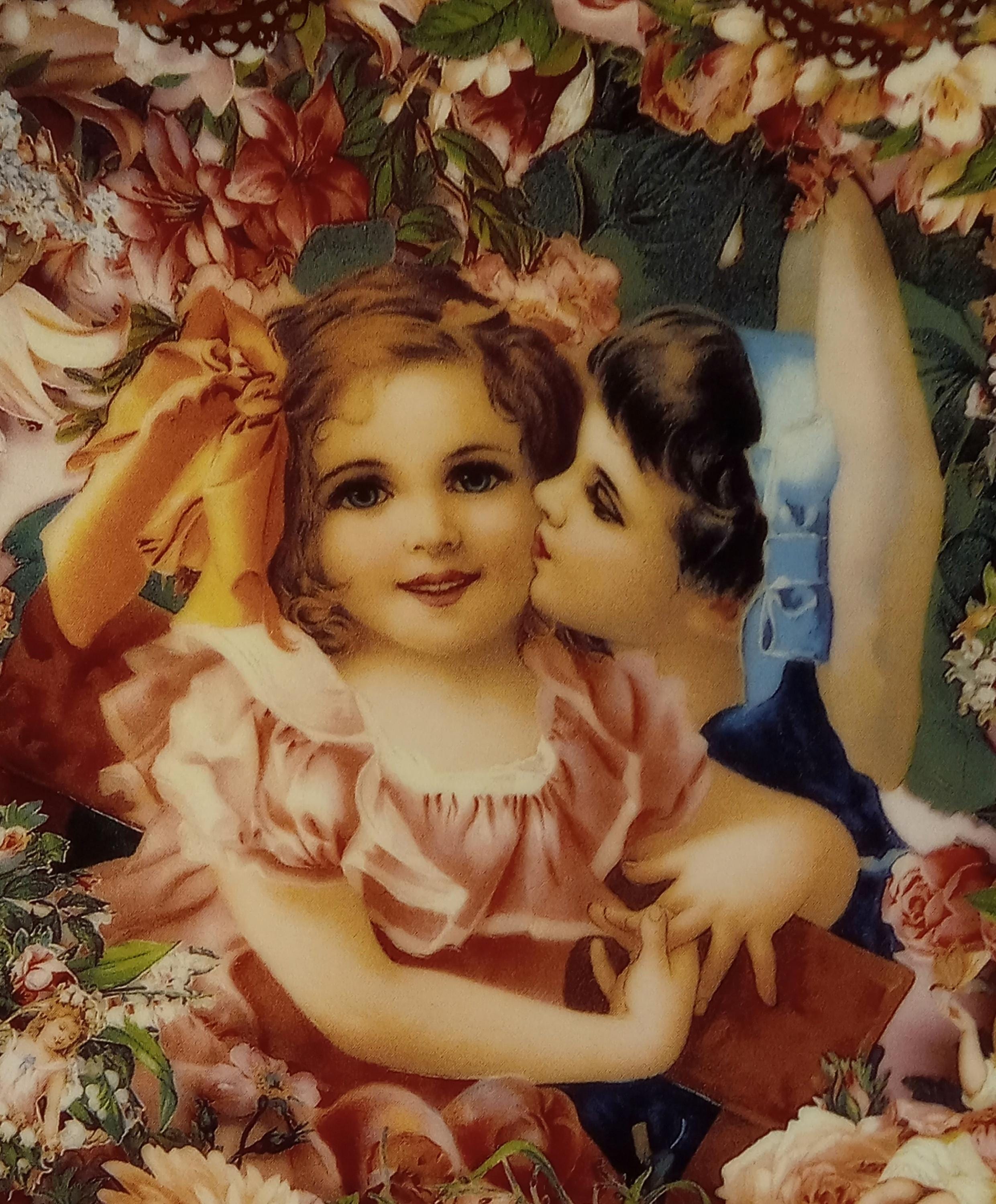 Dearest Kiss 1992 Collectible Porcelain Plate