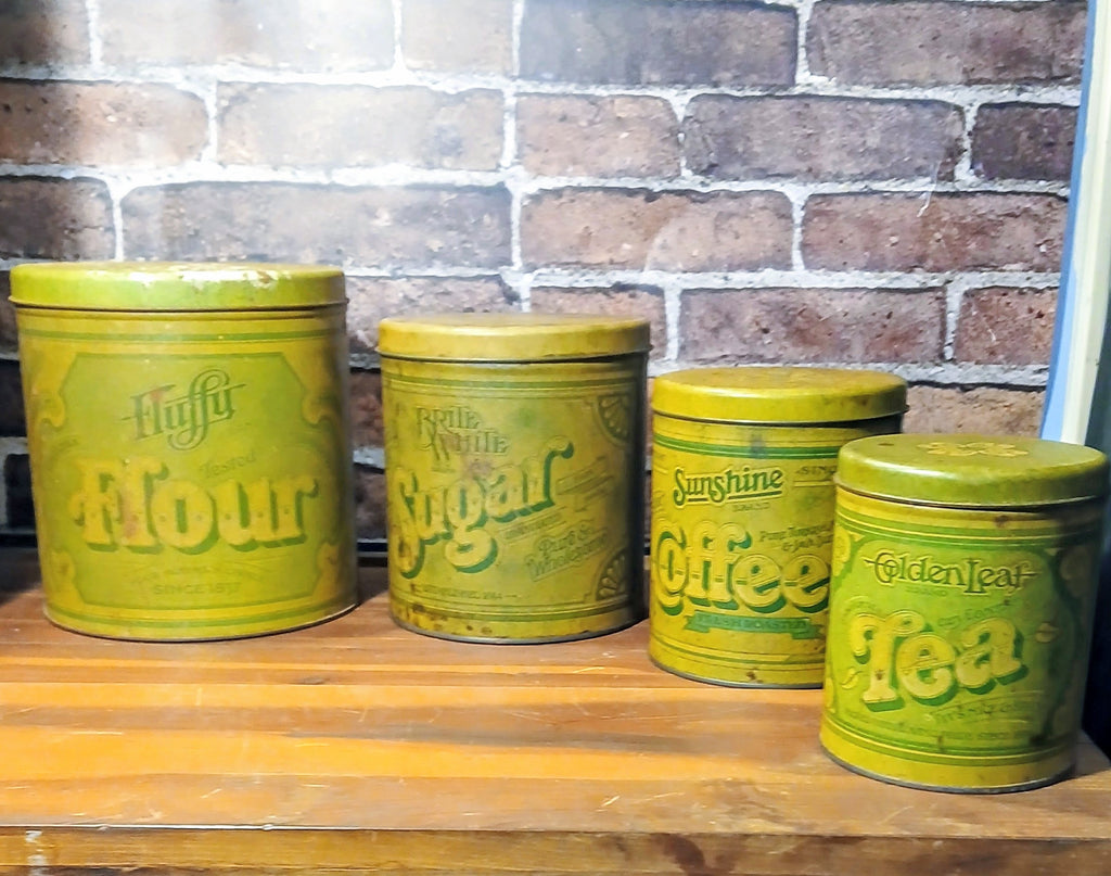Vintage Canister set - Ballonoff Nesting Tins