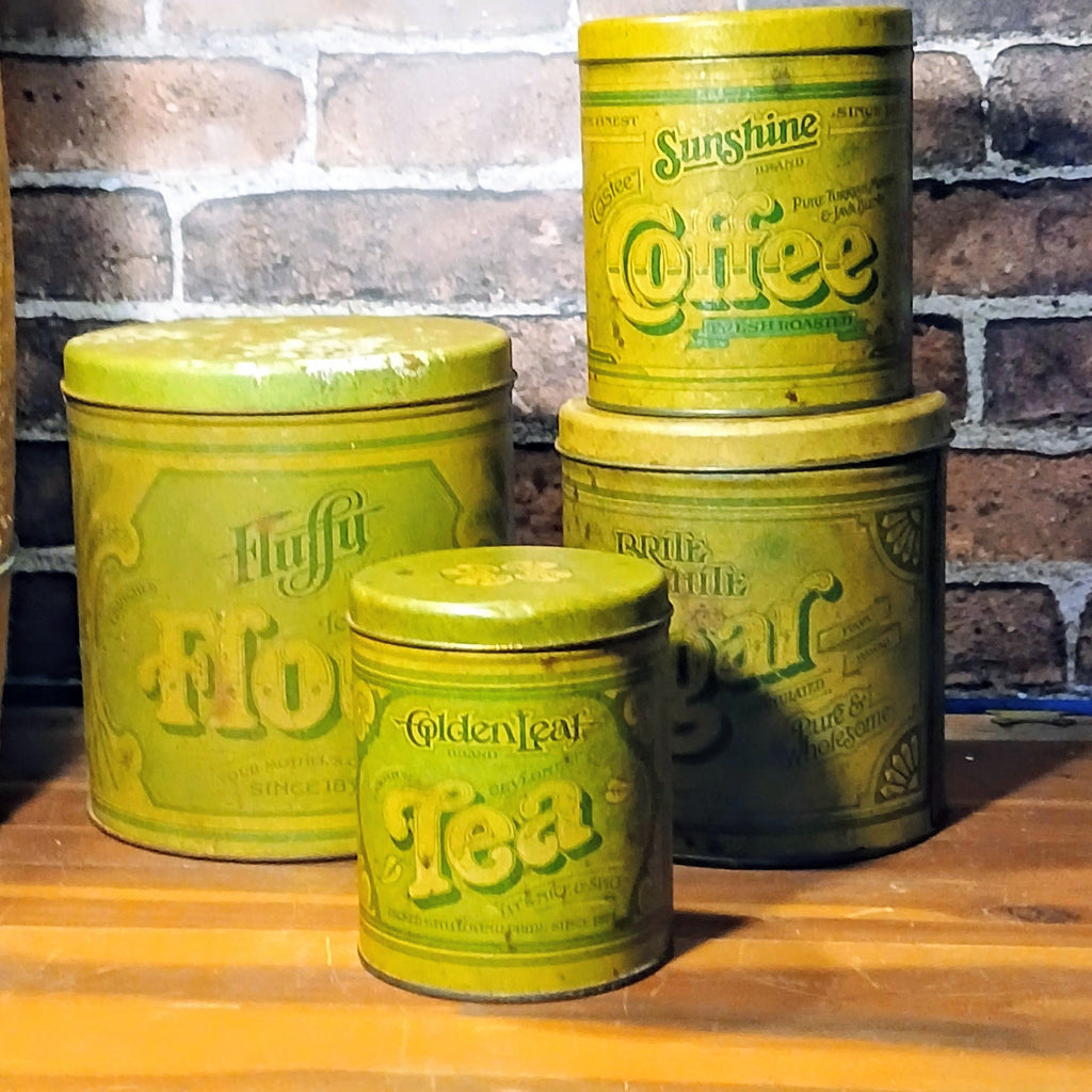 Vintage Canister set - Ballonoff Nesting Tins