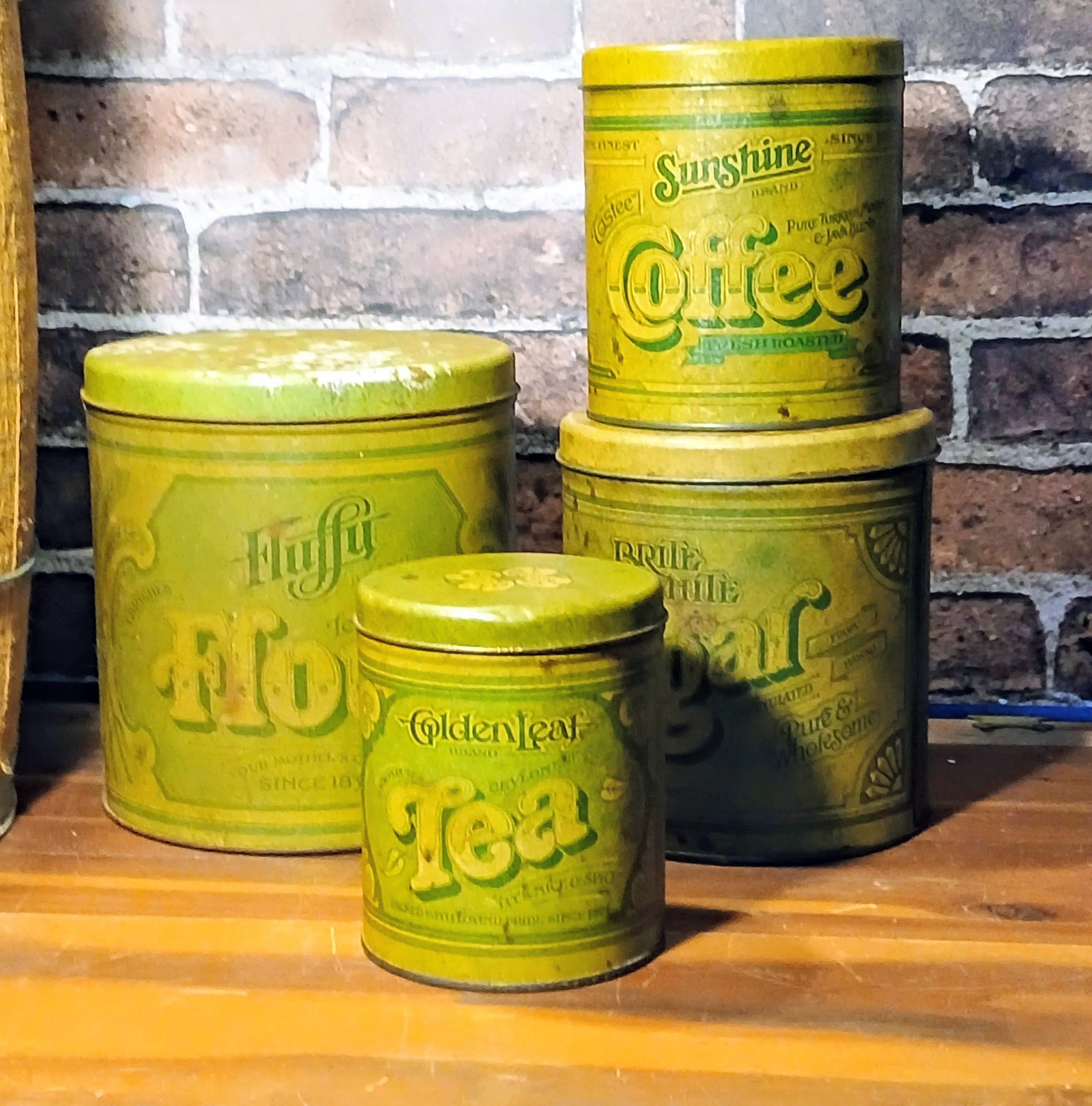 Vintage Canister set - Ballonoff Nesting Tins