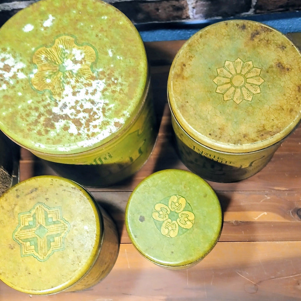 Vintage Canister set - Ballonoff Nesting Tins