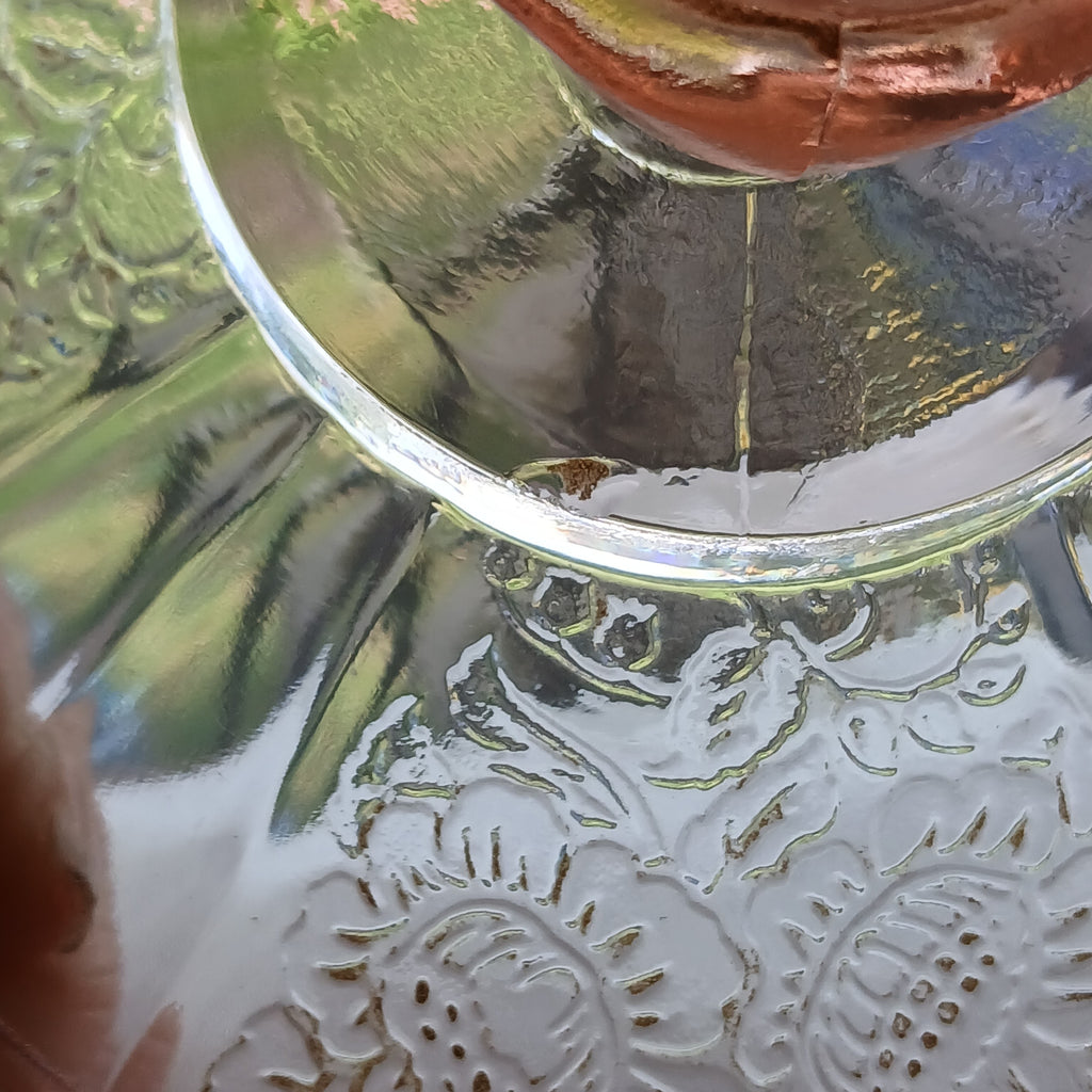 Anchor Hocking Princess Pink Cookie Jar - Depression Glass