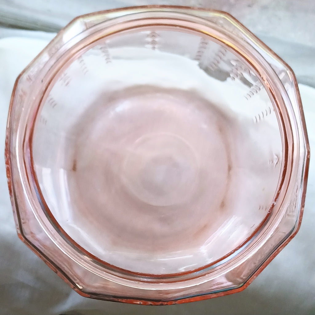 Anchor Hocking Princess Pink Cookie Jar - Depression Glass