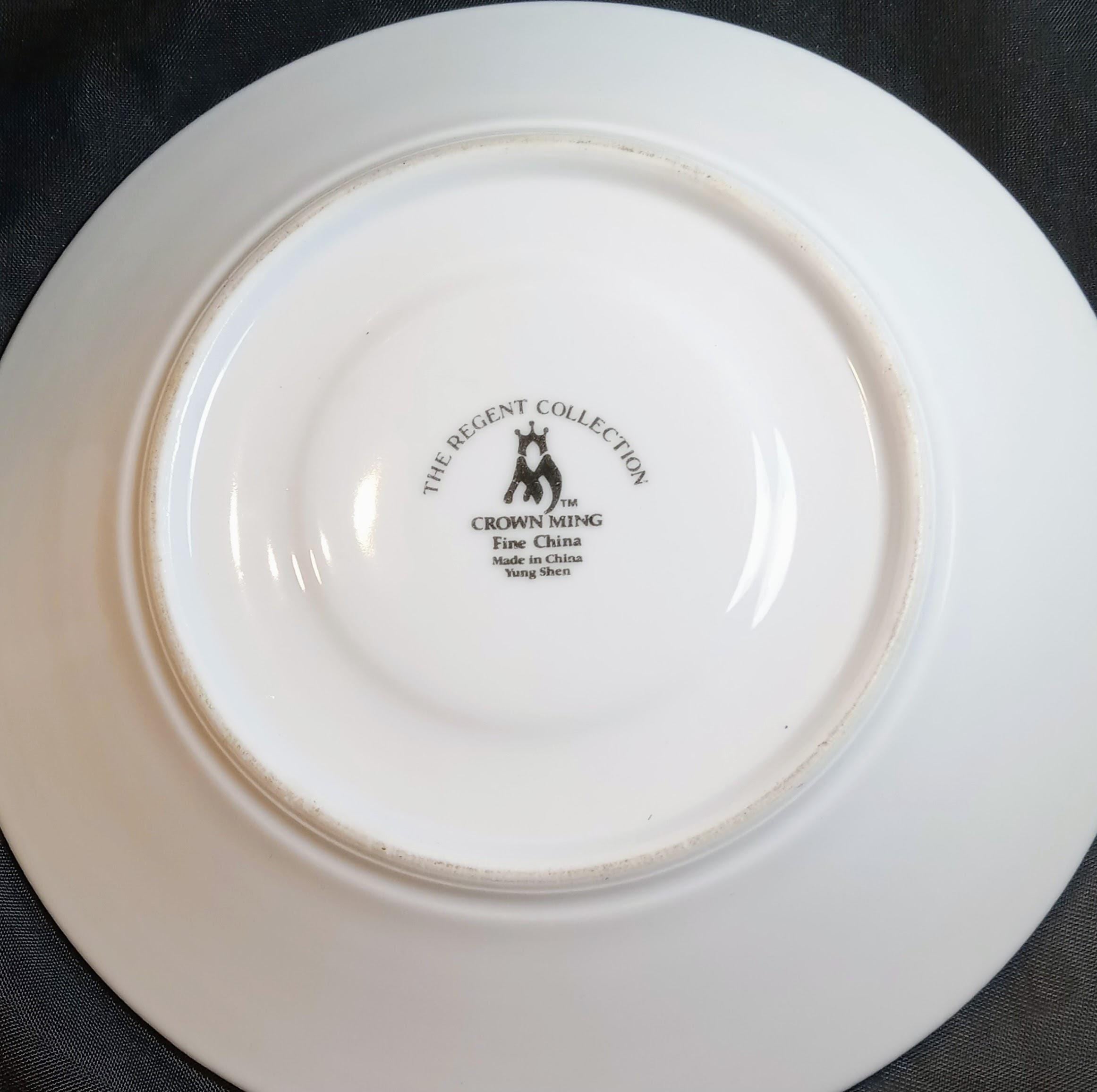 Crown Ming Fine China - Regent Collection - Crochet/White Lace Pattern - Your Dish Choice