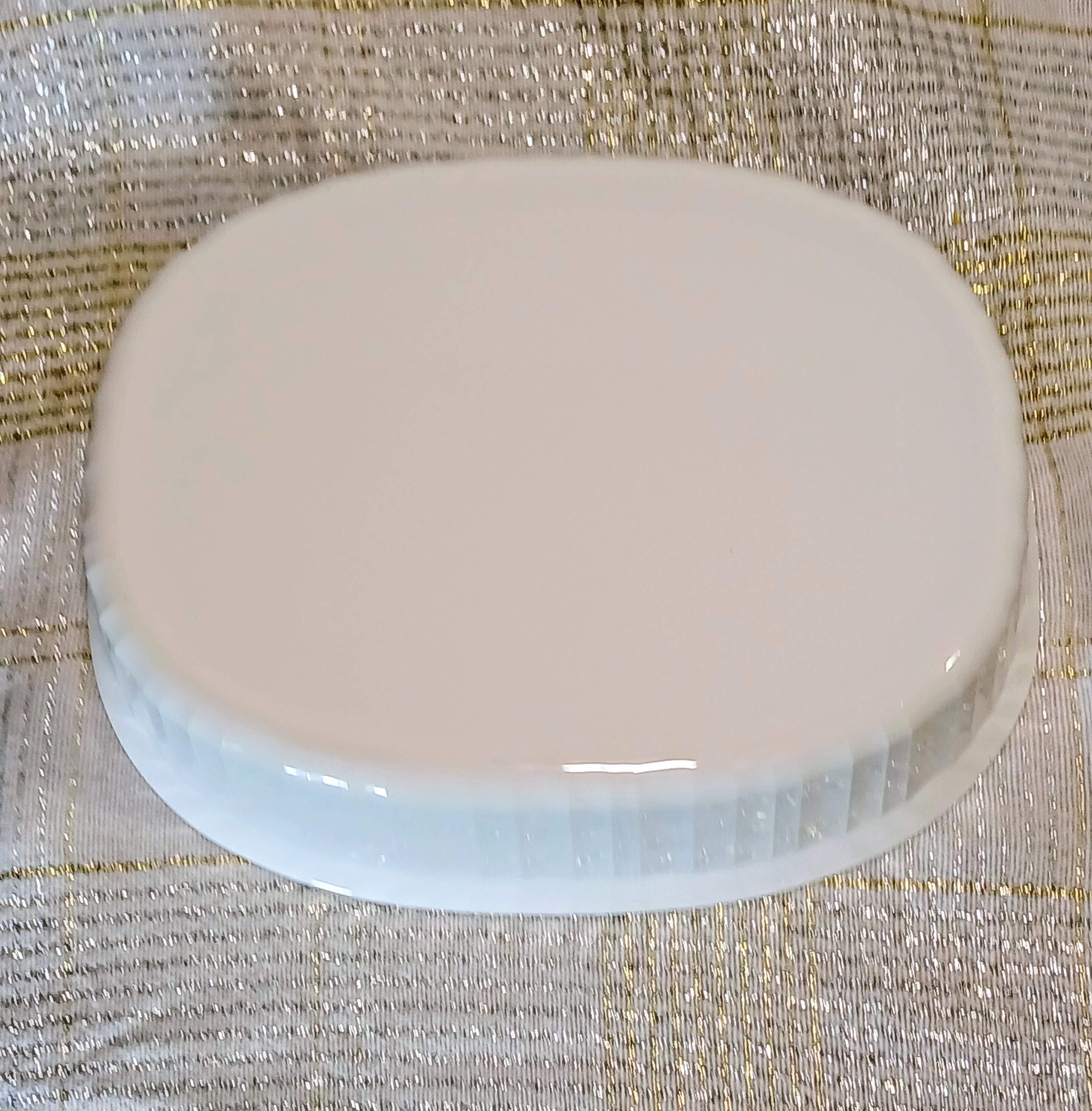 Corning Ware French White 2 Quart Oval Casserole F-12-B with Pyrex Lid