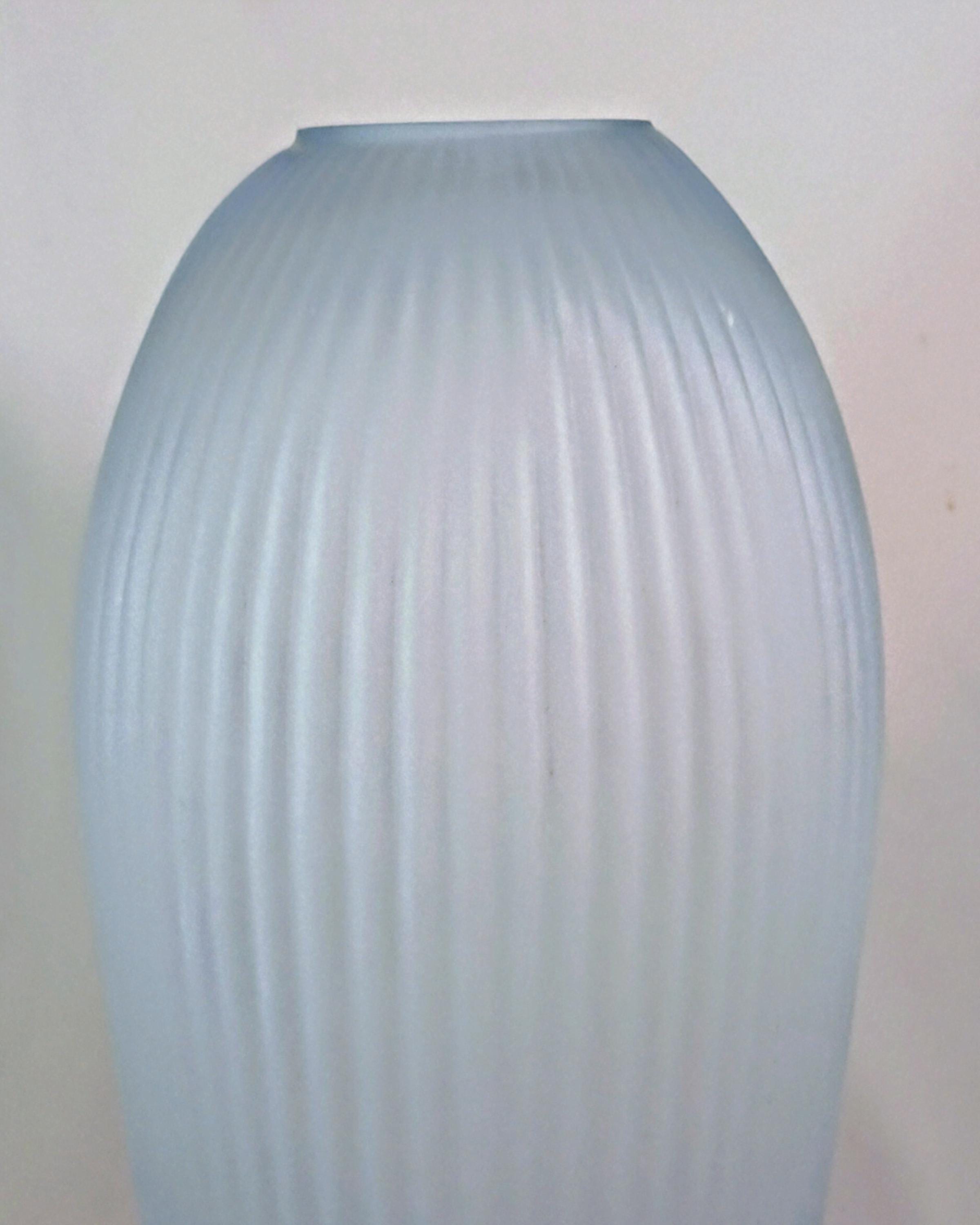 Blue Satin Finish Vase by Balos