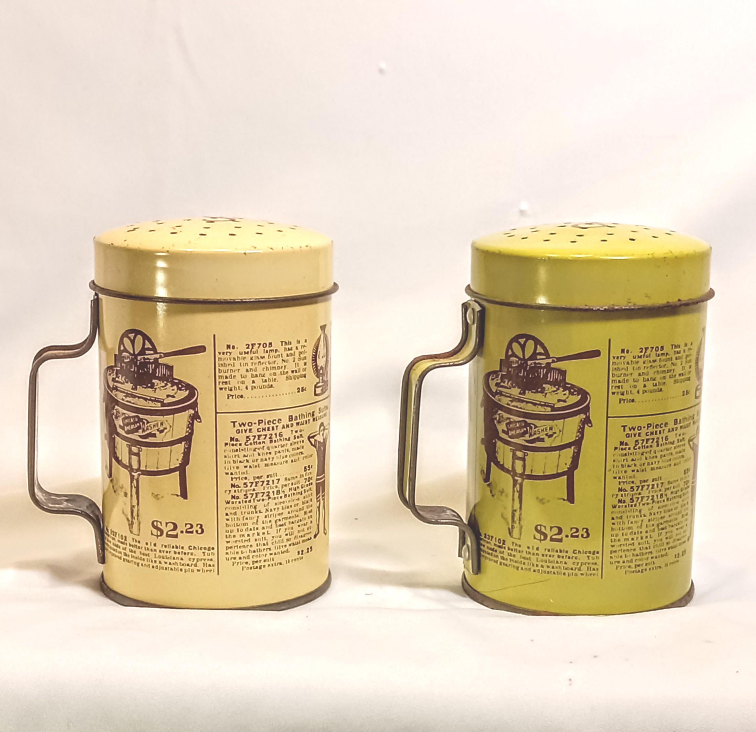 Vintage Salt & Pepper Shakers - Sears Roebuck and Co. 1906 Catalog Print