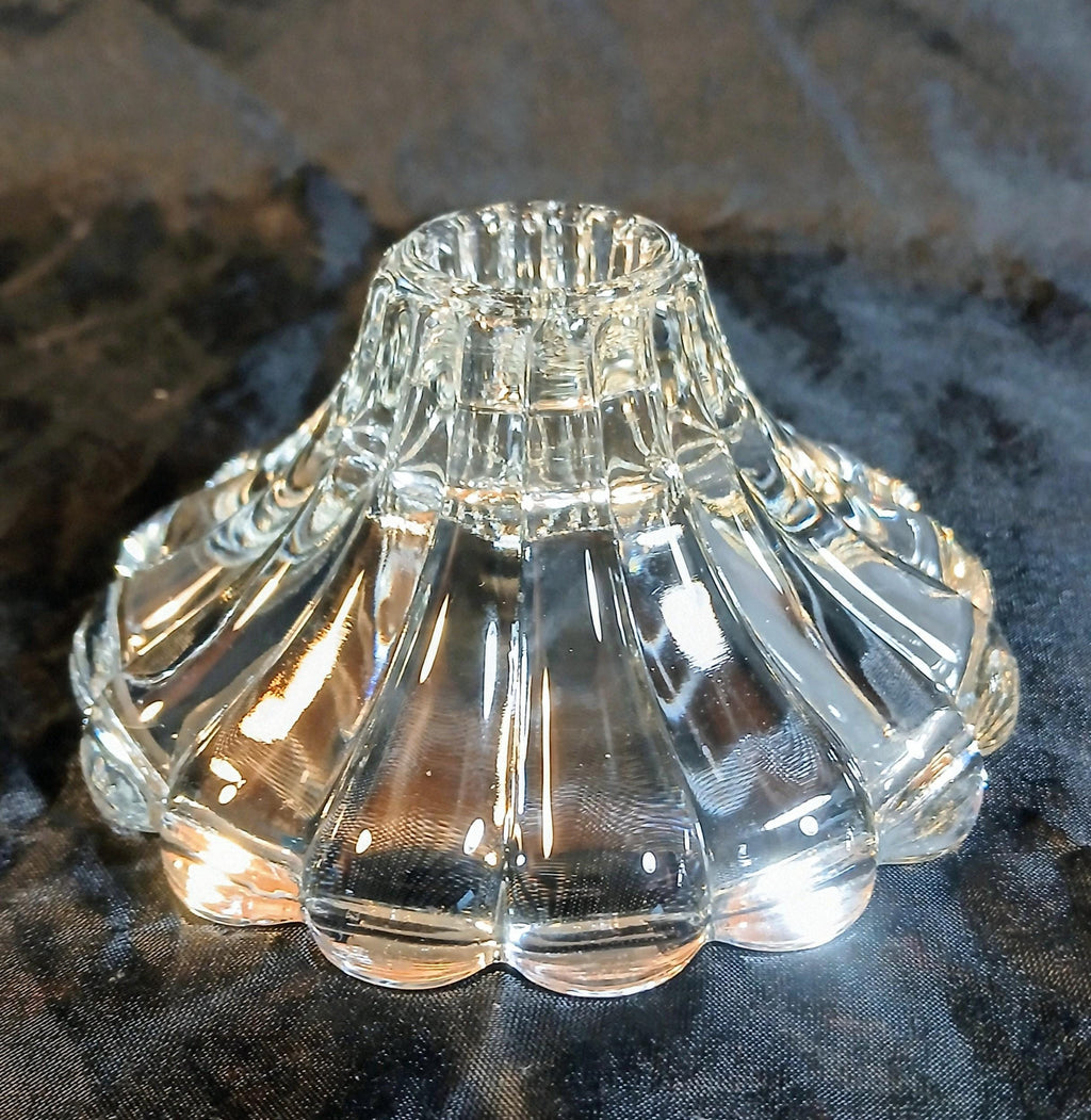 Anchor Hocking Candlestick Holders - "Boopie" Berwick - Set of 2