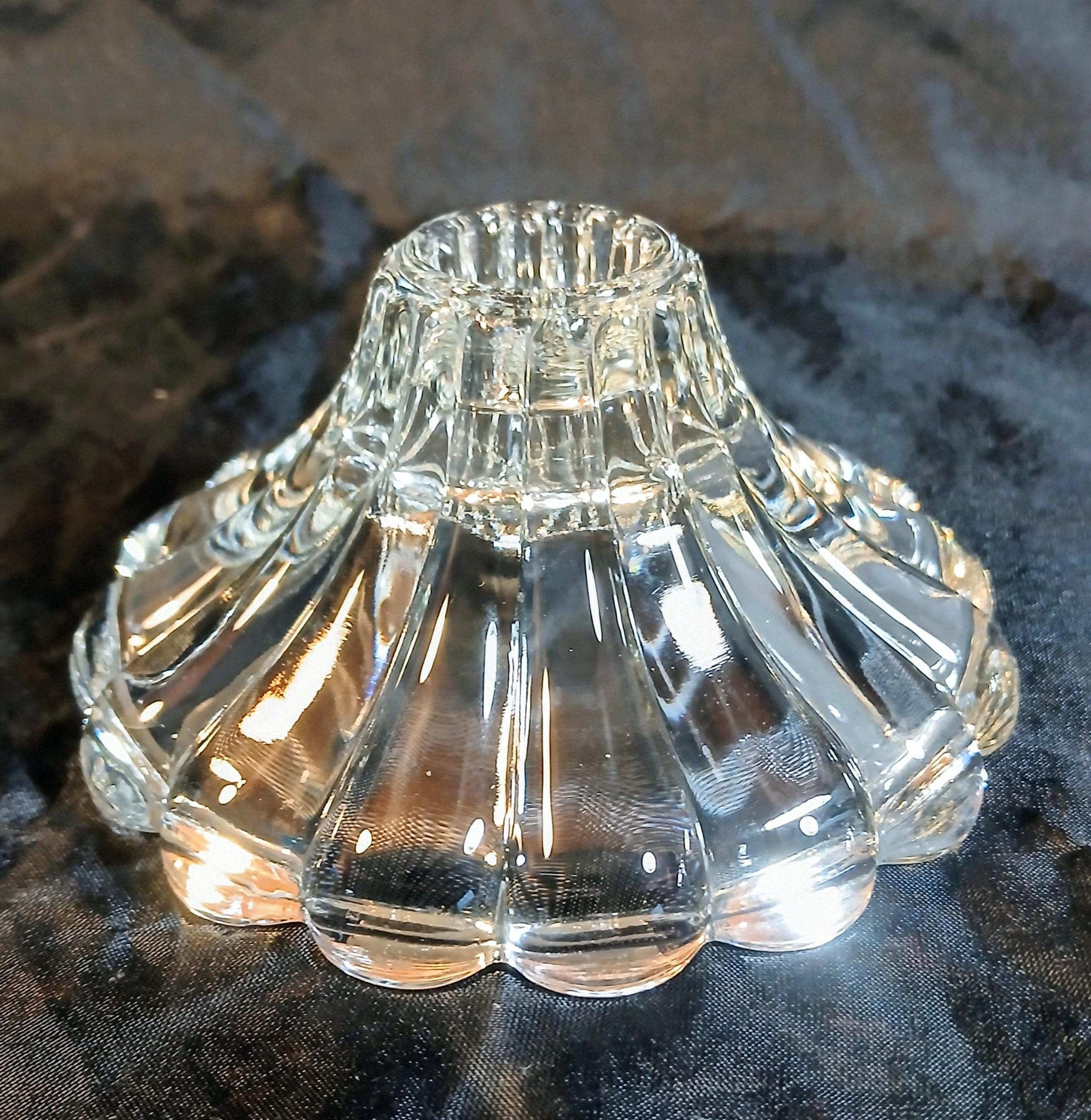 Anchor Hocking Candlestick Holders - "Boopie" Berwick - Set of 2