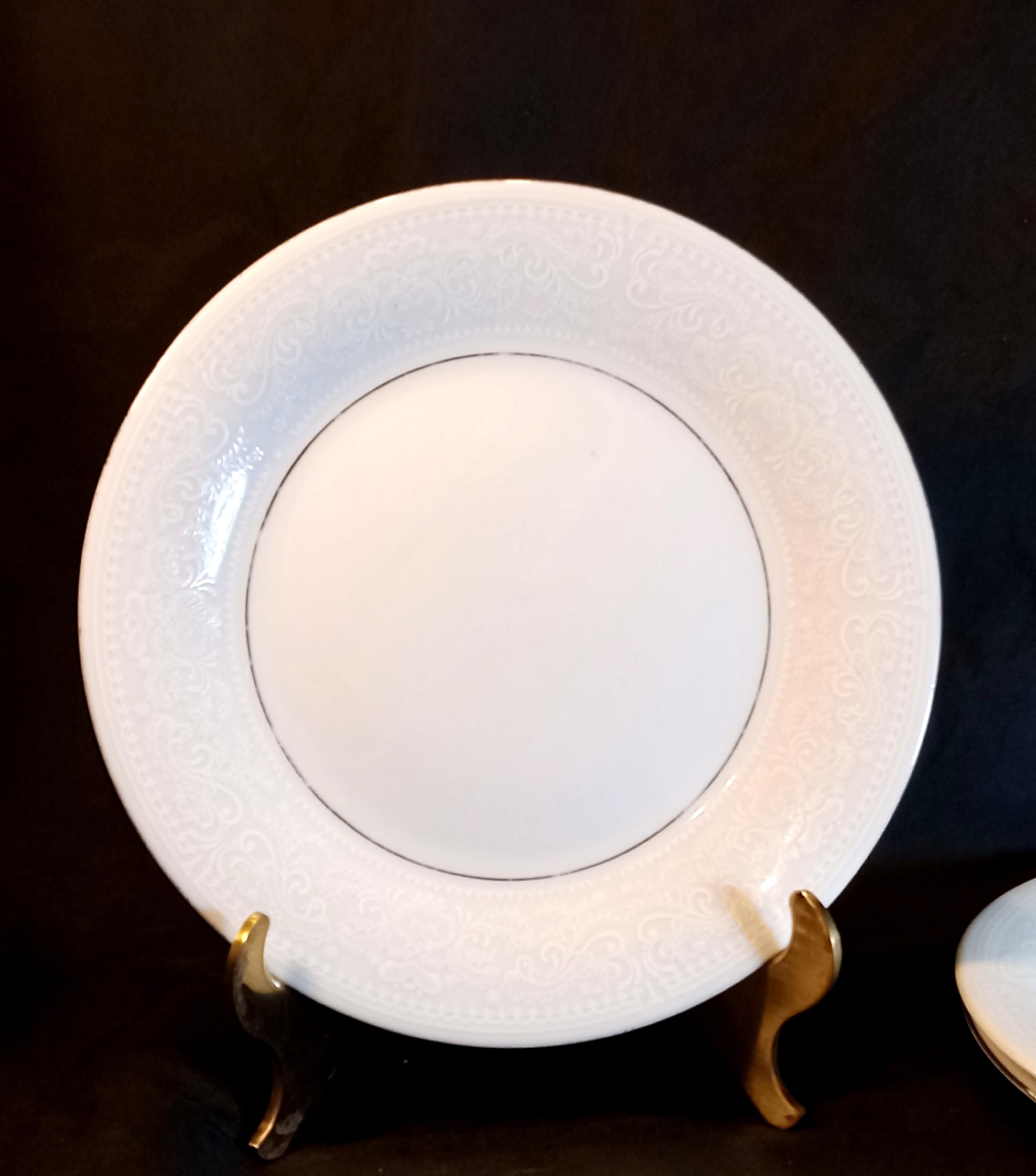 Crown Ming Fine China - Regent Collection - Crochet/White Lace Pattern - Your Dish Choice