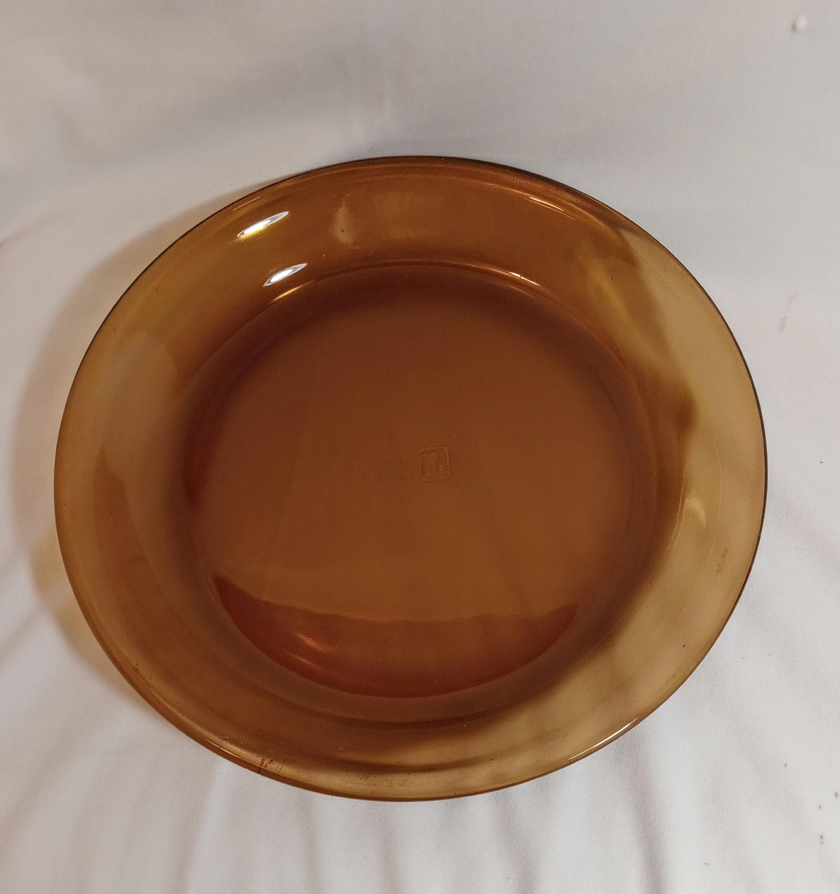 Vintage Fire-King Amber Pie Plate by Anchor Hocking #460