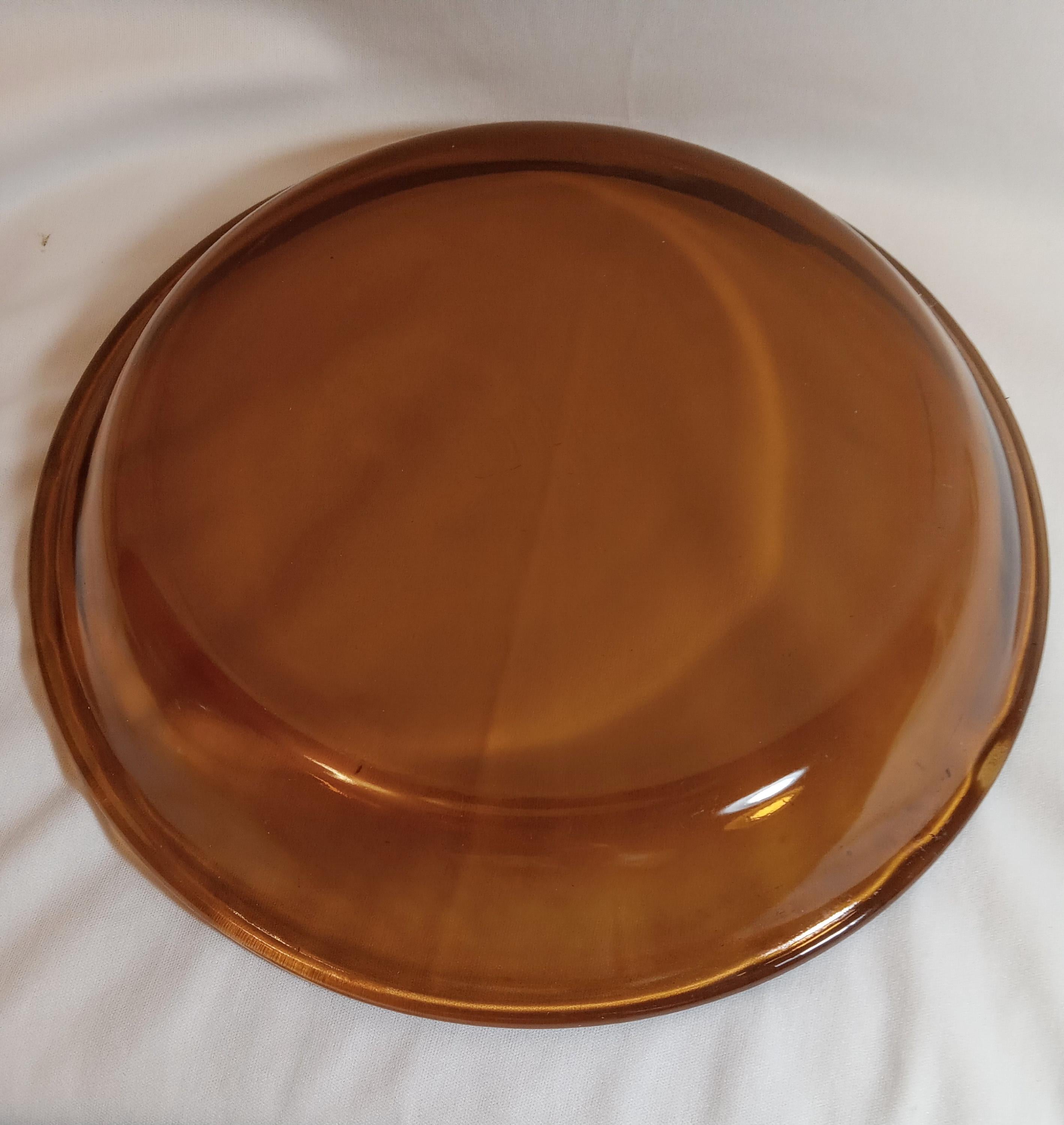 Vintage Fire-King Amber Pie Plate by Anchor Hocking #460