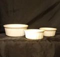 Corning Ware French White Casserole Dish Set (1.5 qt, 16 oz) – No Lids