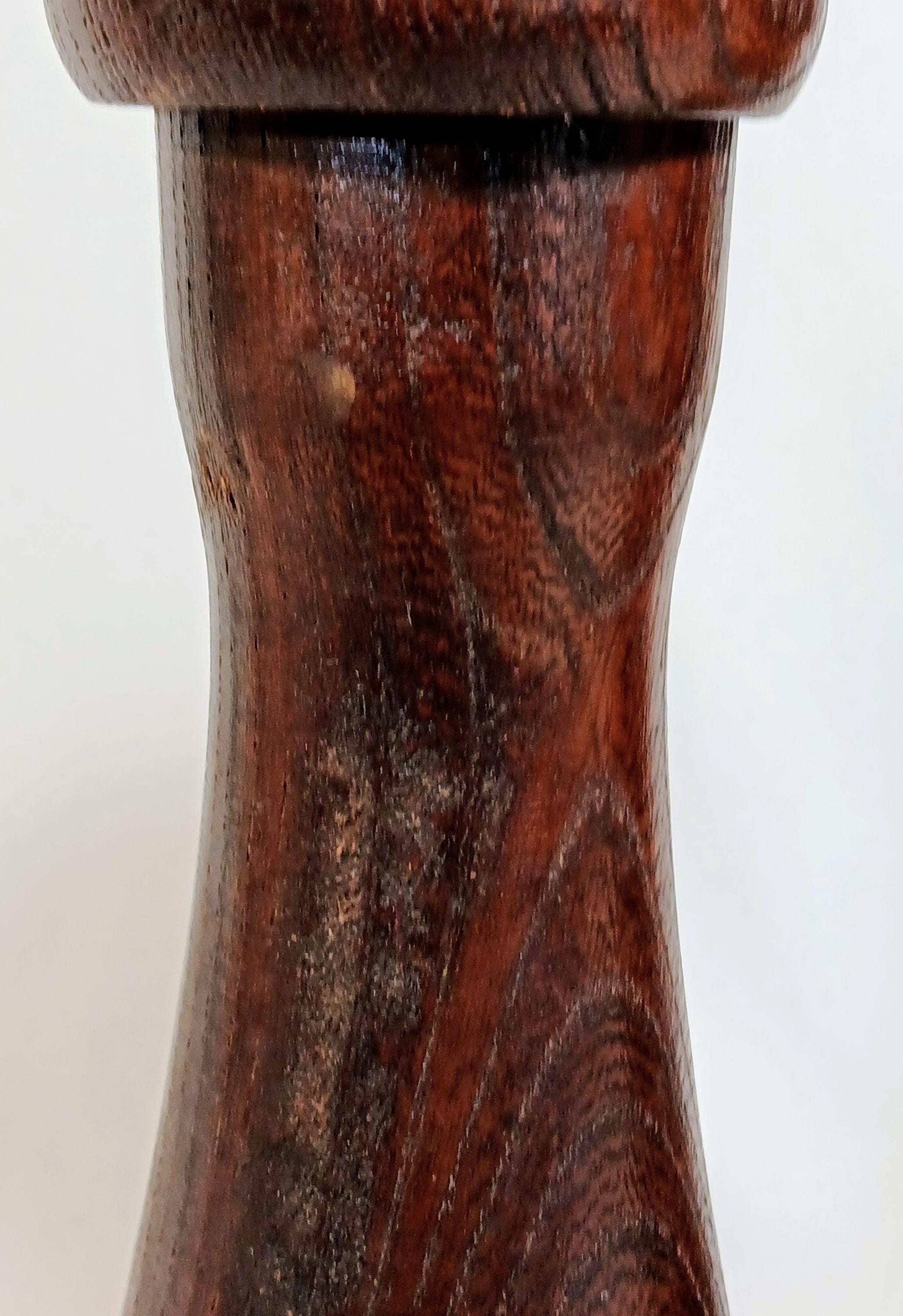 Vintage Turned Wood Salt and Pepper Shakers